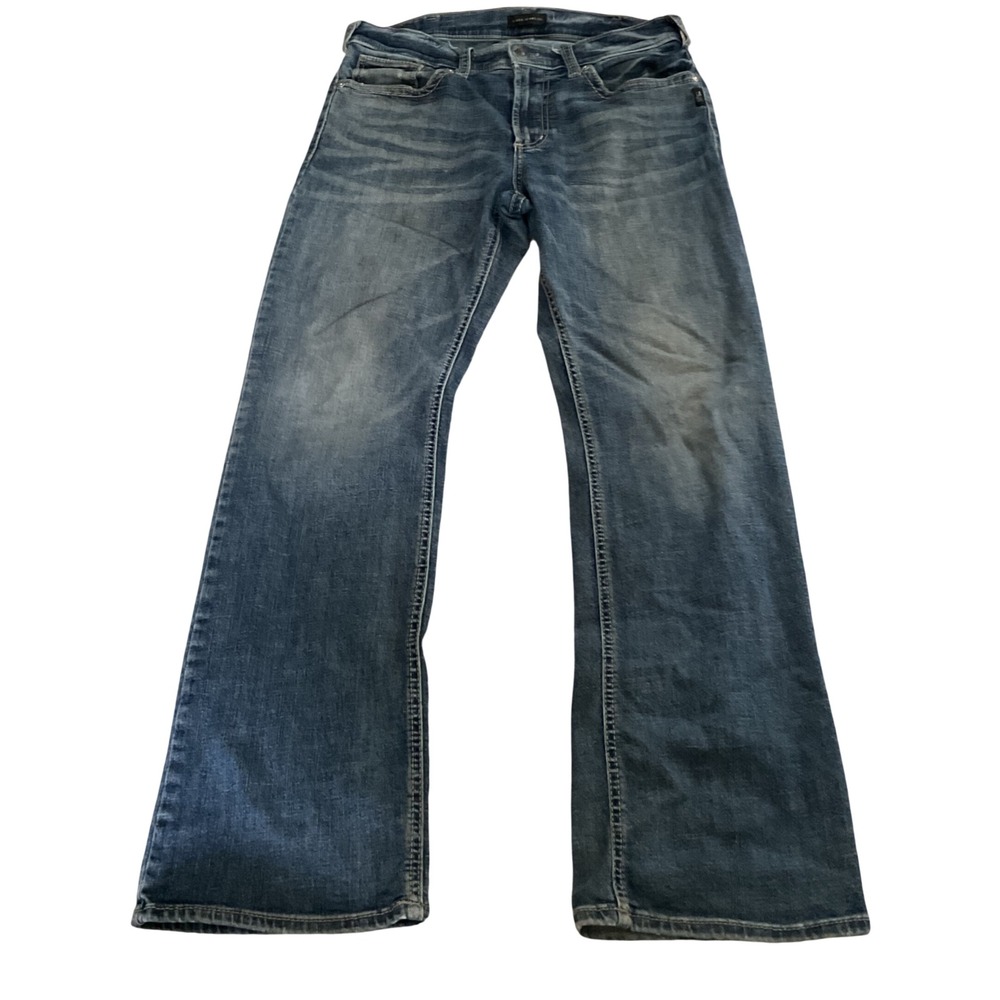 Silver Jeans Co Craig Easy Fit Bootcut Medium Wash Jeans M33610EAB393 W32 L32